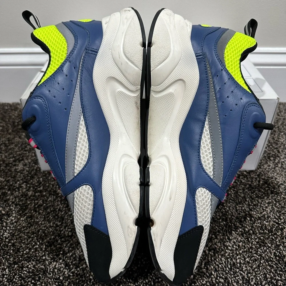 Dior x Kim Jones B22 Blue, Green & White Sneakers - Picture 8 of 10